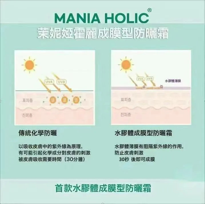 韓國MANIA HOLIC成膜防曬霜50g
