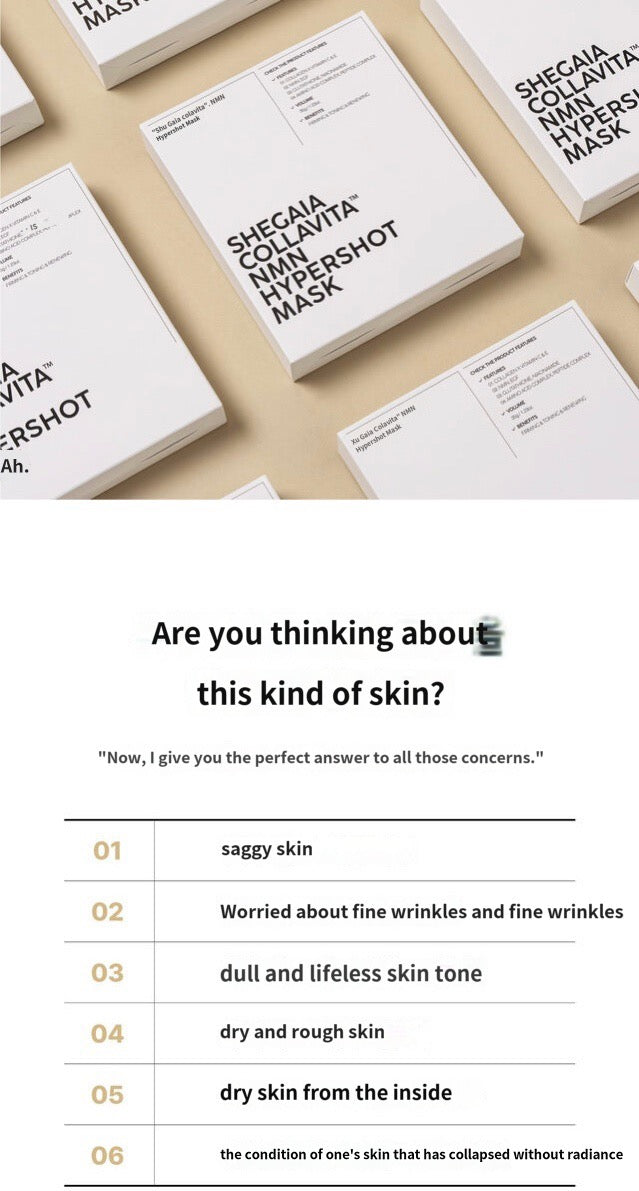 Shegaia COLLAVITA™ NMN HYPERSHOT MASK