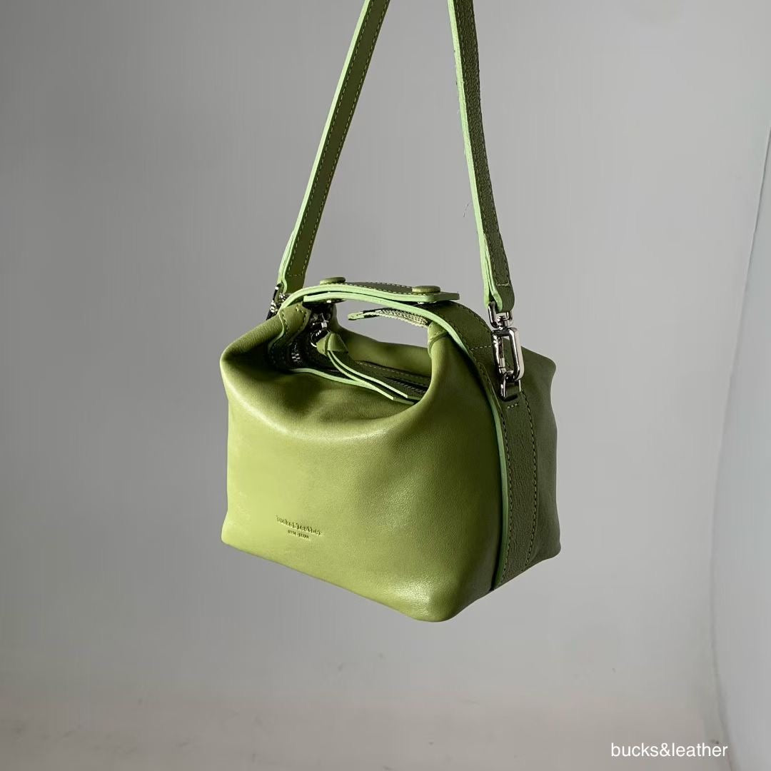 Bucks & Leather Snap-button Crossbody bag