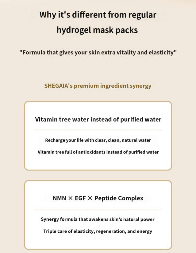 Shegaia COLLAVITA™ NMN HYPERSHOT MASK