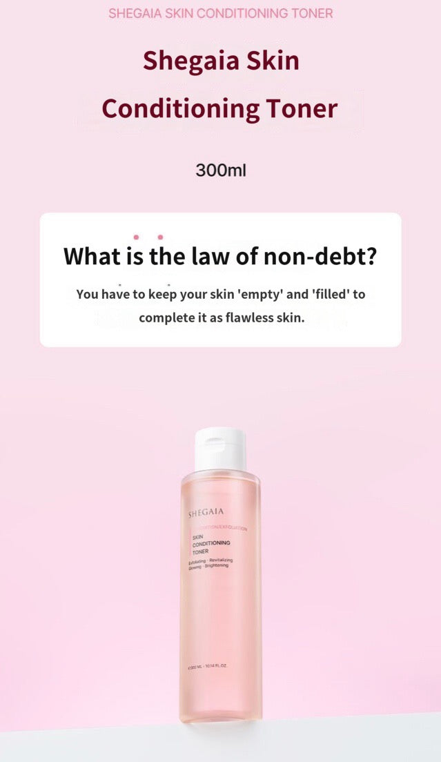 SHEGAIA SKIN CONDITIONING TONER 300ml