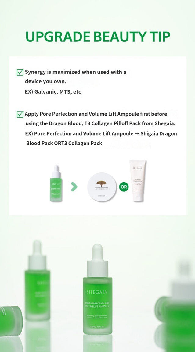 Shegaia Pore Perfection & Volumelift Ampoule (30ml)
