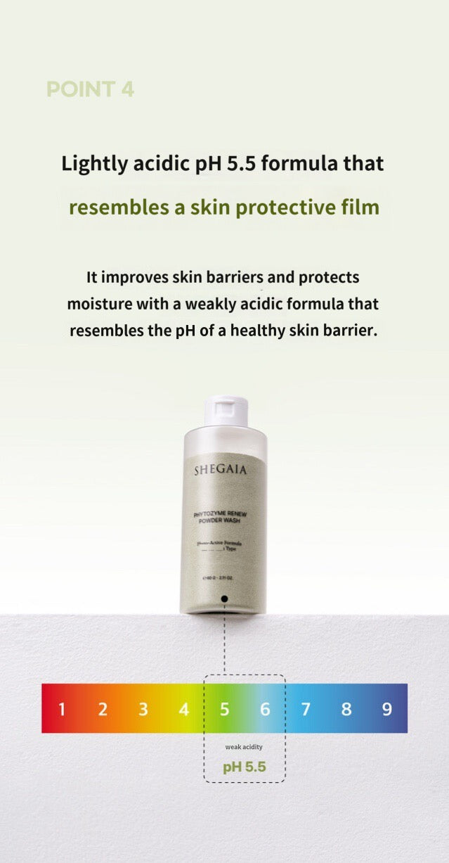 Shegaia Phytozyme Renew Powder Wash (60g)