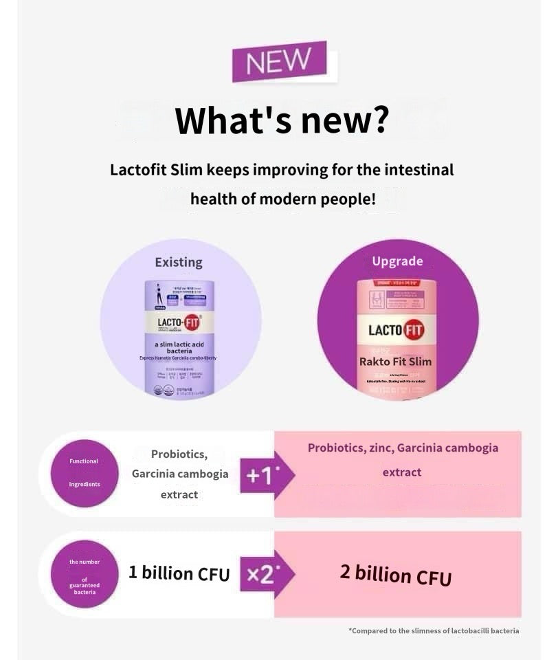 Lacto-fit Slim Probiotic Zinc (2g x 60 sachets)