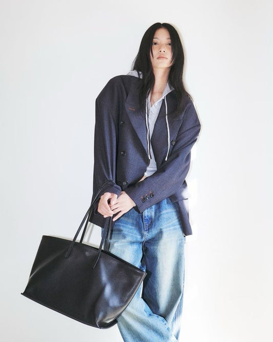 Bucks & Leather Large Long Tote bag