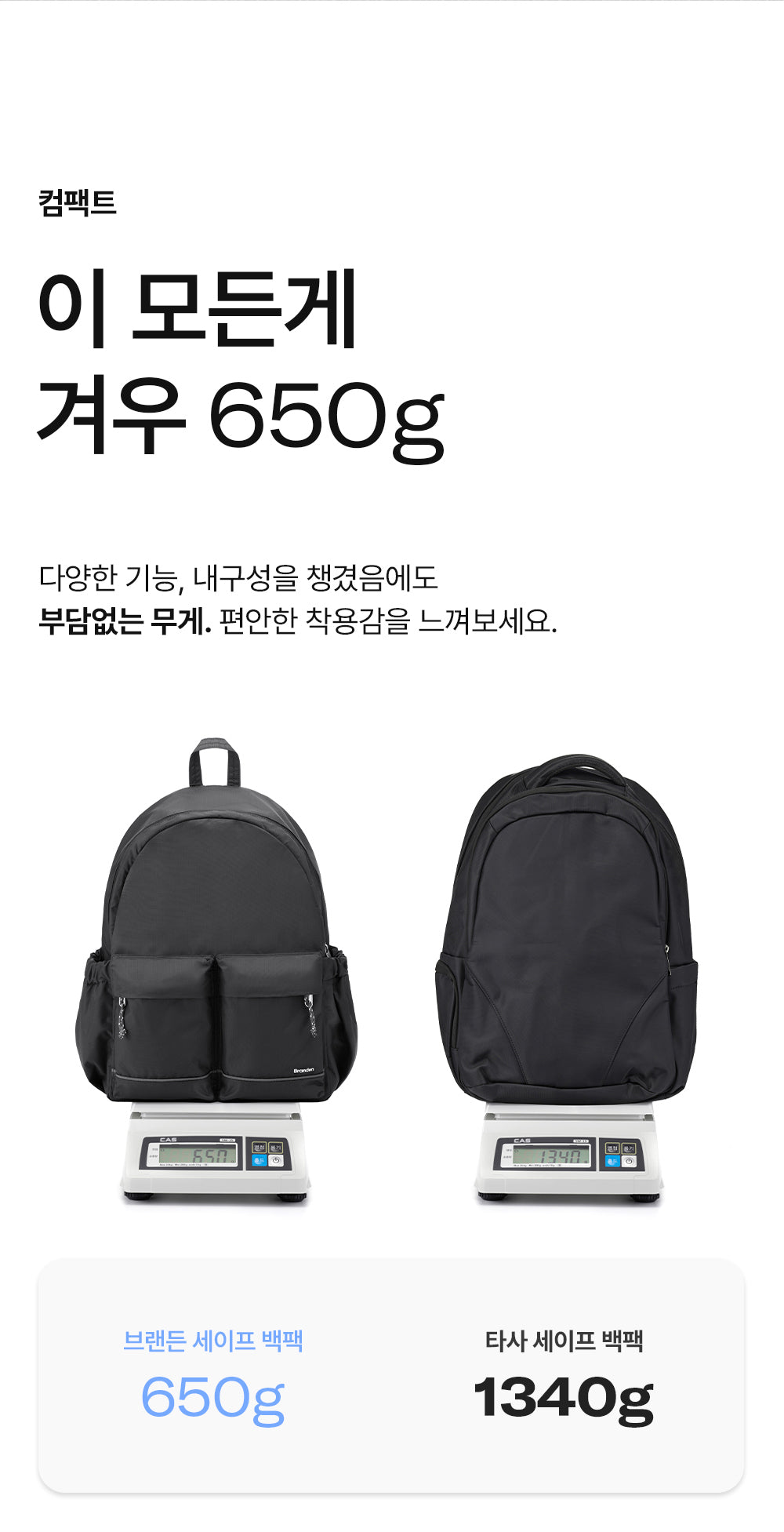 [Branden Safe] Backpack | 防盜旅行背包