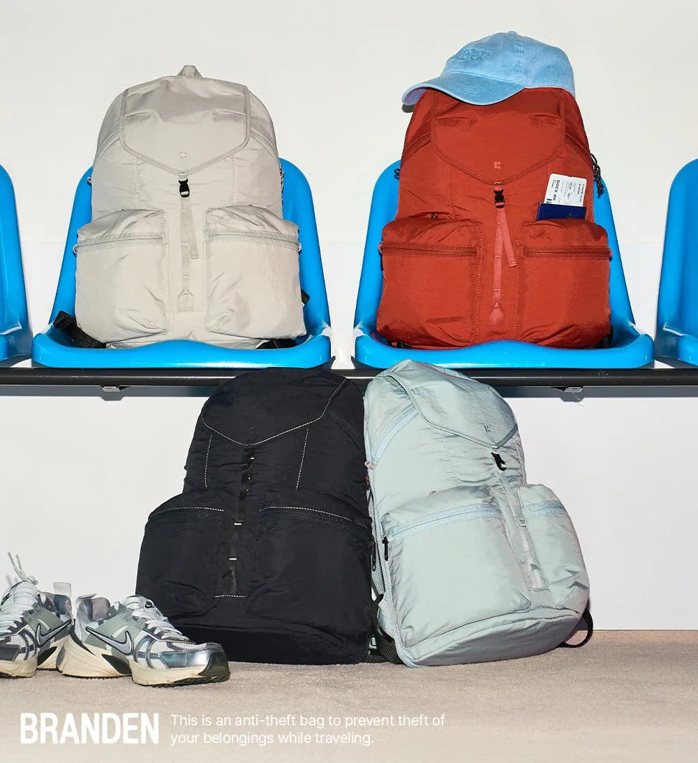 [Branden Safe Plus] Backpack | 防盜可擴展旅行背包