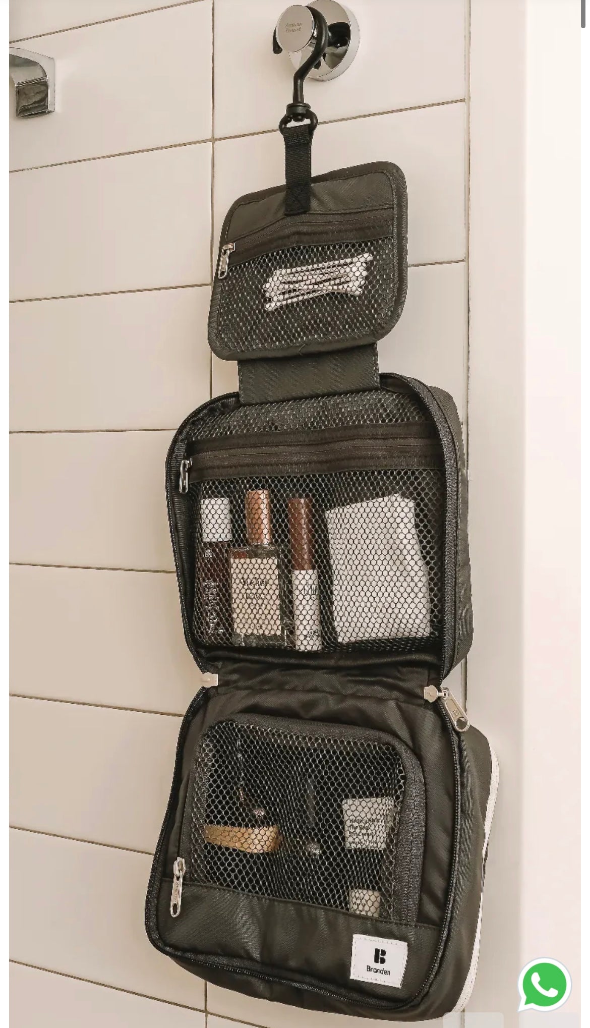 [Branden🇰🇷] 旅行✔️可懸掛✔️可擴展Wash bag｜Expandable Hanging Wash Bag