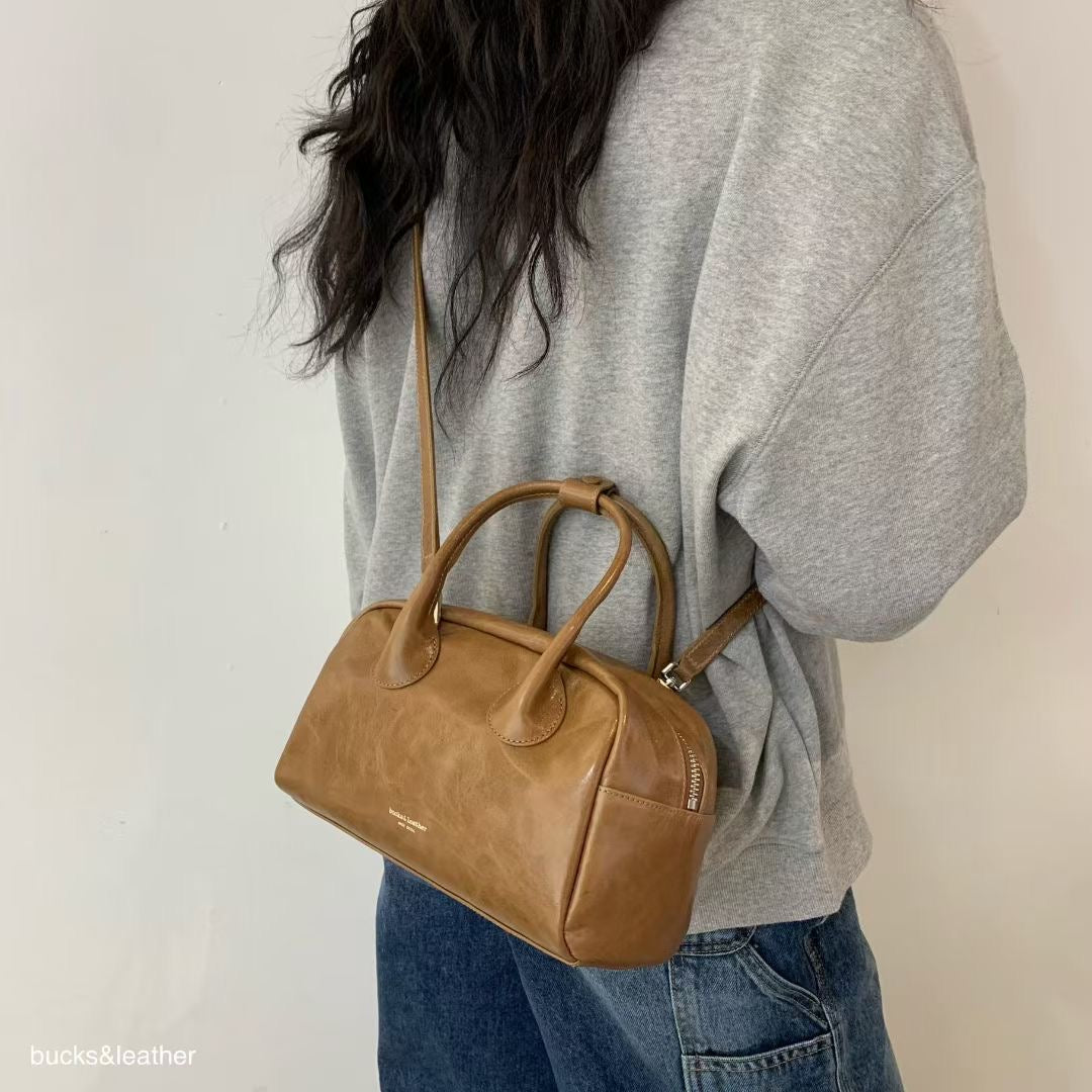 Bucks & Leather Bowling Bag