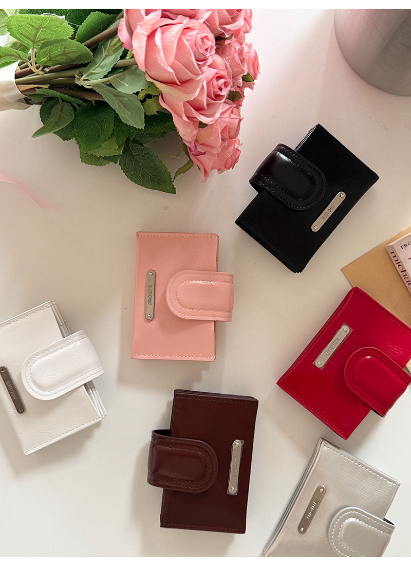Amour Card Wallet | Made in Korea |  滑面銀包