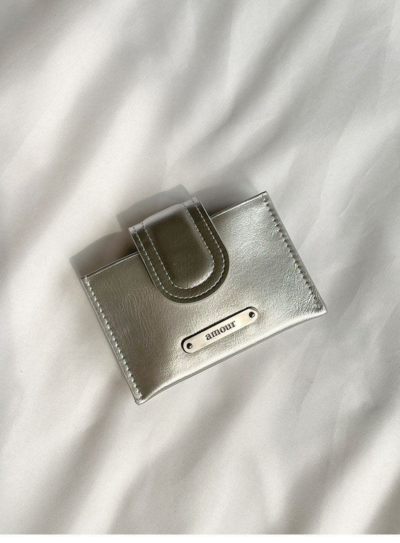 Amour Card Wallet | Made in Korea |  滑面銀包