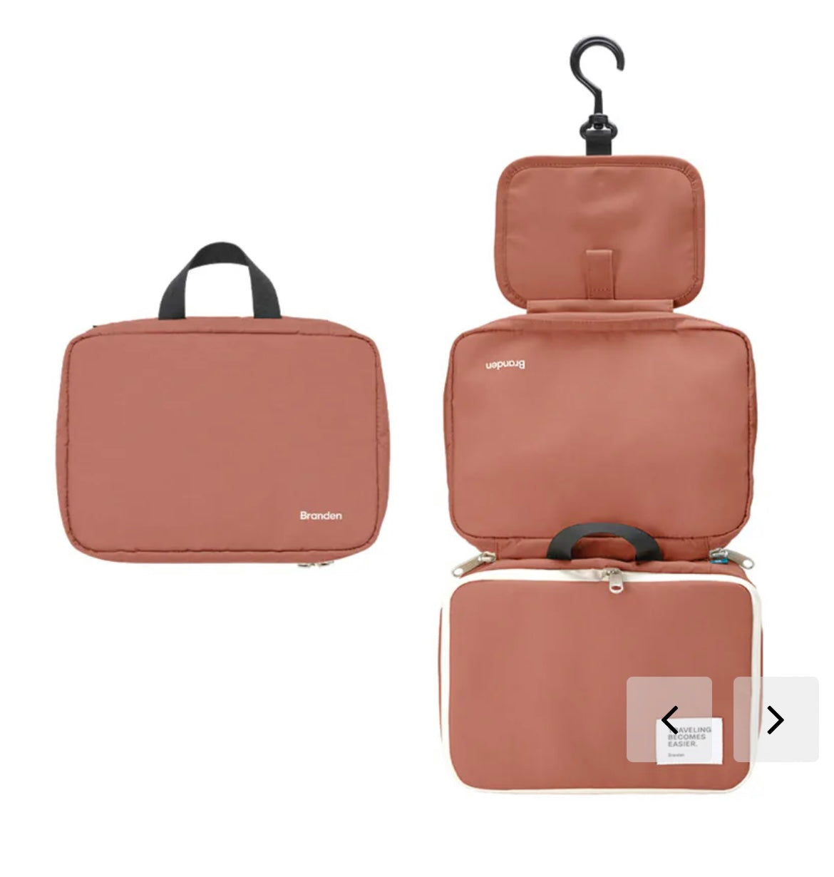 [Branden🇰🇷] 旅行✔️可懸掛✔️可擴展Wash bag｜Expandable Hanging Wash Bag