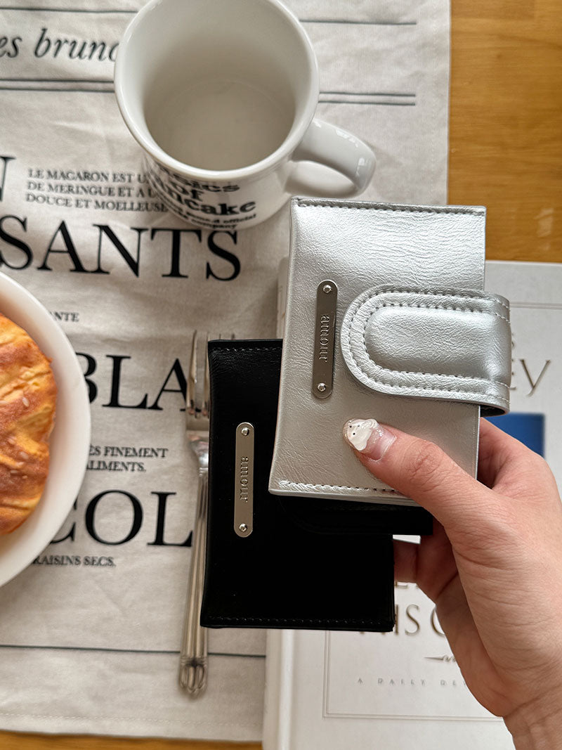 Amour Card Wallet | Made in Korea |  滑面銀包