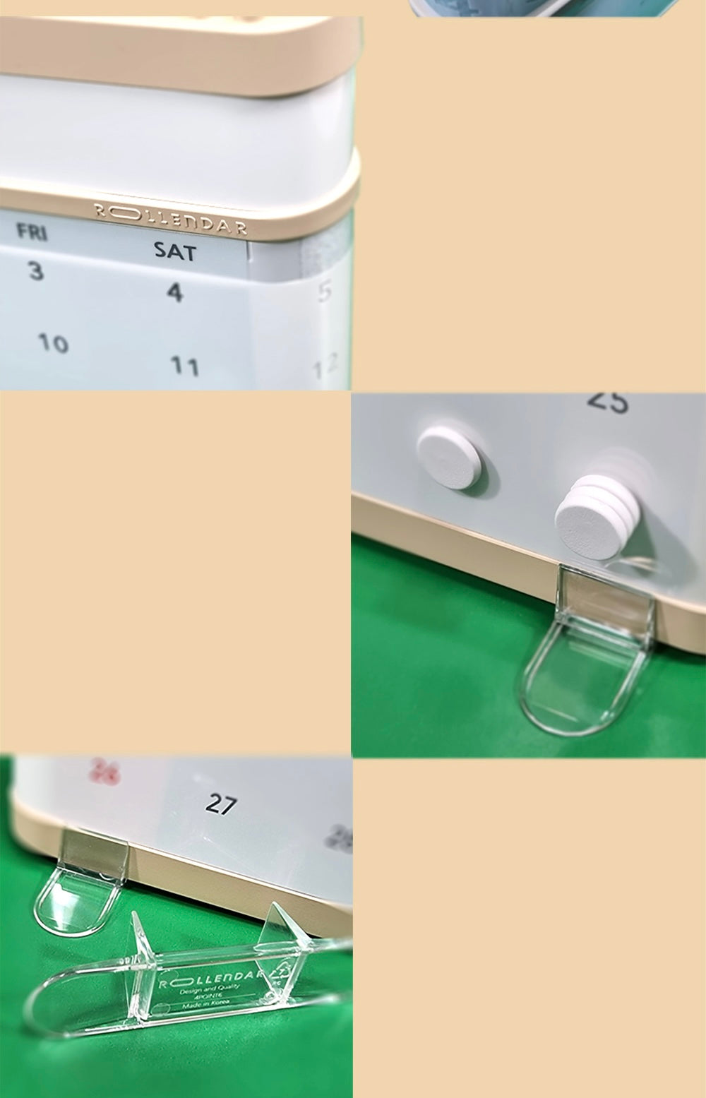 Rollendar Perpetual Calendar 📆 [Made in Korea]