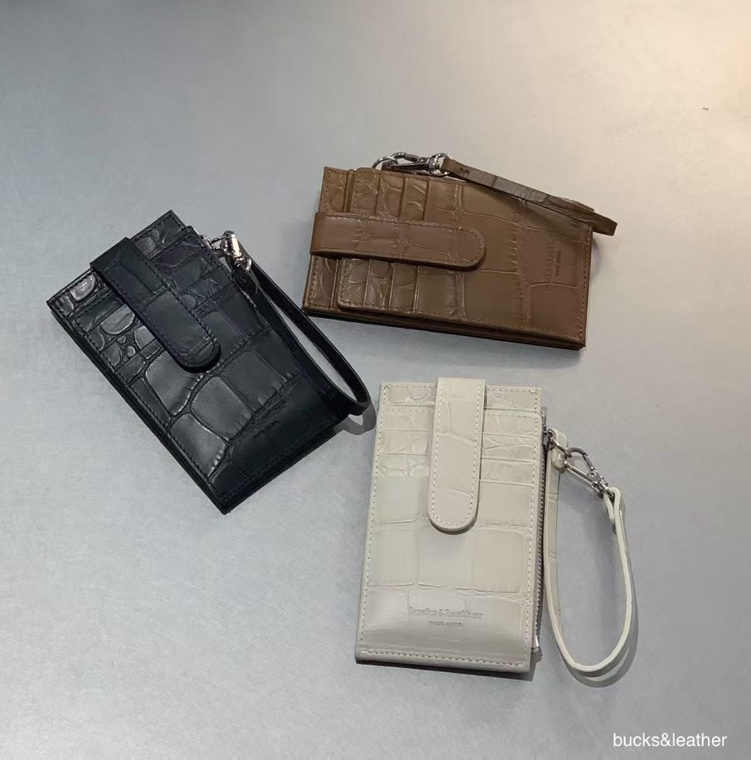 Bucks & Leather NEW long card holder