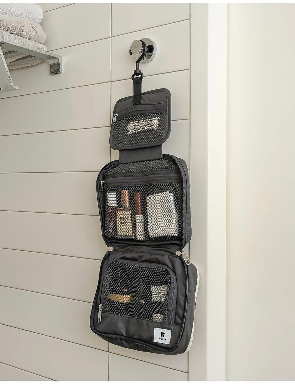 [Branden🇰🇷] 旅行✔️可懸掛✔️可擴展Wash bag｜Expandable Hanging Wash Bag