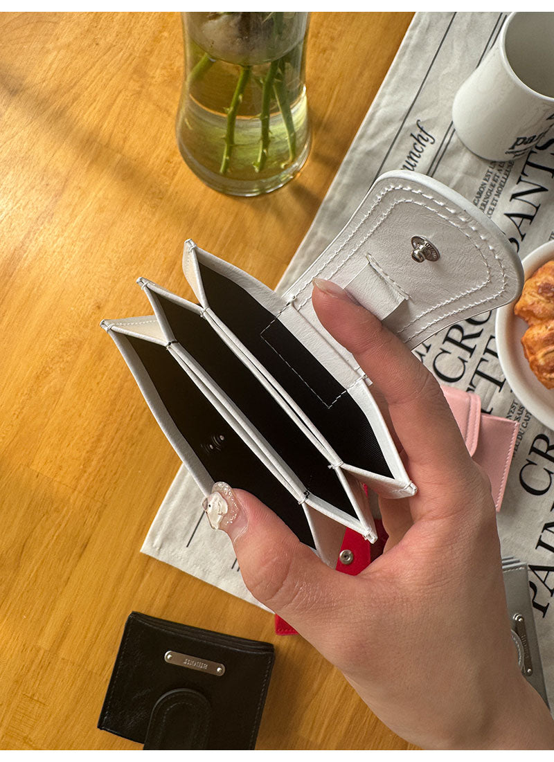 Amour Card Wallet | Made in Korea |  滑面銀包