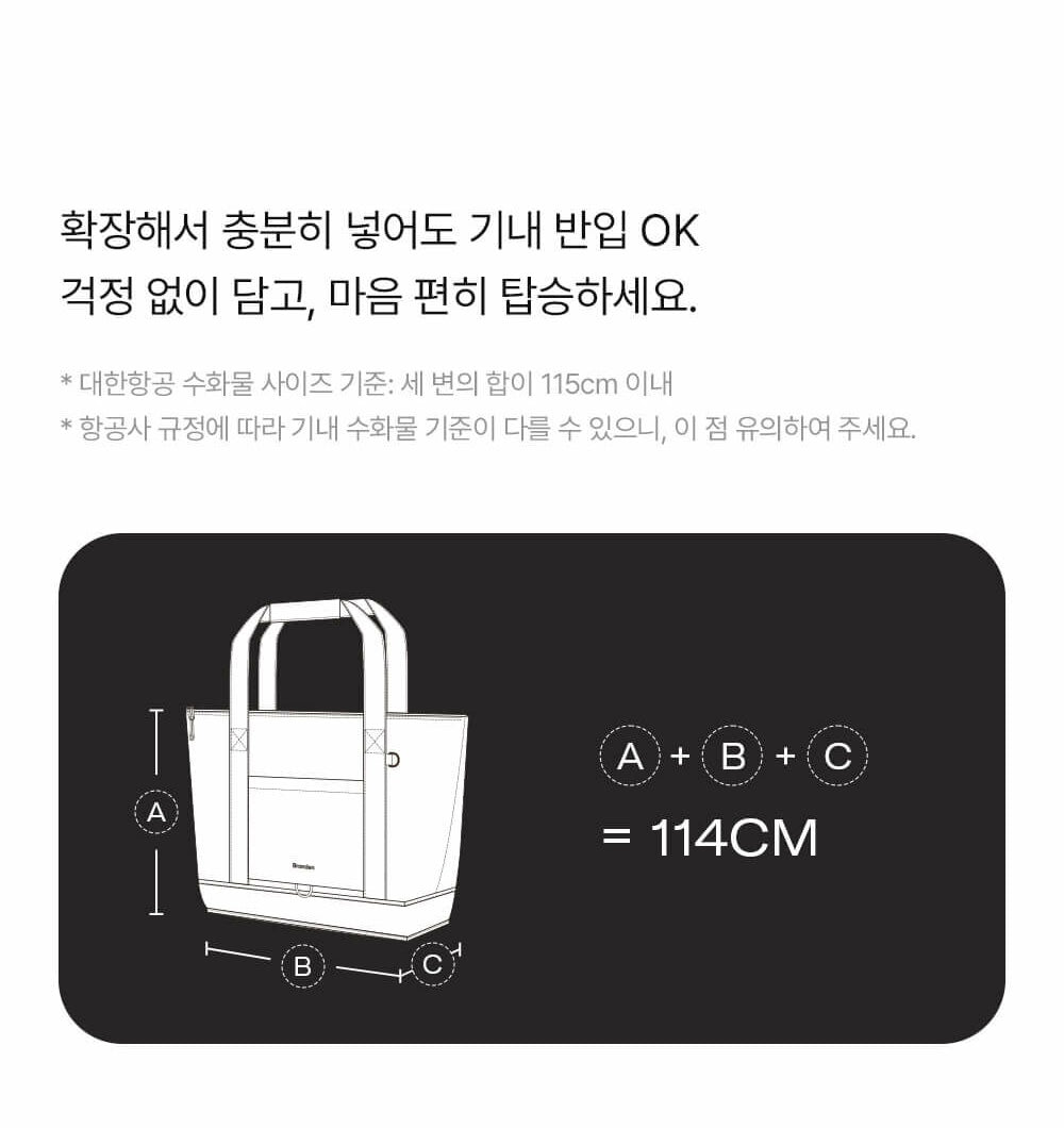 [Branden🇰🇷] Tote Bag 旅行登機必備手提袋