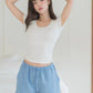 DOROSIWA | Made in Korea Comfort Built-In Bra Top with Pads (8 Colors) [1+1]