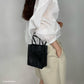 Bucks & Leather Square mini tote bag (coin bag included)