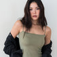 DOROSIWA | Made in Korea Built-in Pad Camisole (6 Colours) [1+1 set]