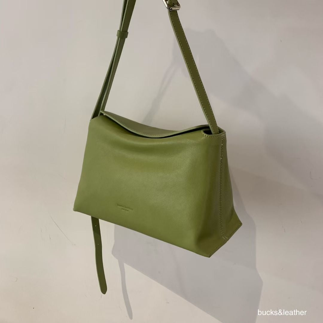 Bucks & Leather Pillow Bag