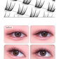 SOO ADOR｜Easy-Apply Clean Cut Self-adhesive Cluster Lashes- Glue-free & Includes lash applicator（80 pieces）｜6 styles available