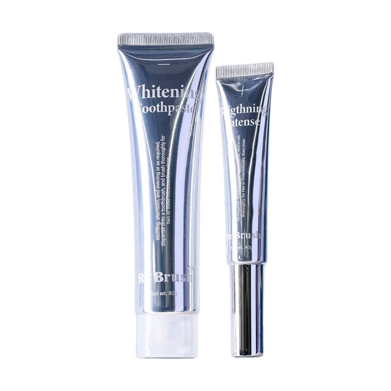 Re:Brush｜亮白光澤牙膏套裝 Whitening toothpaste set (80g + 40g)