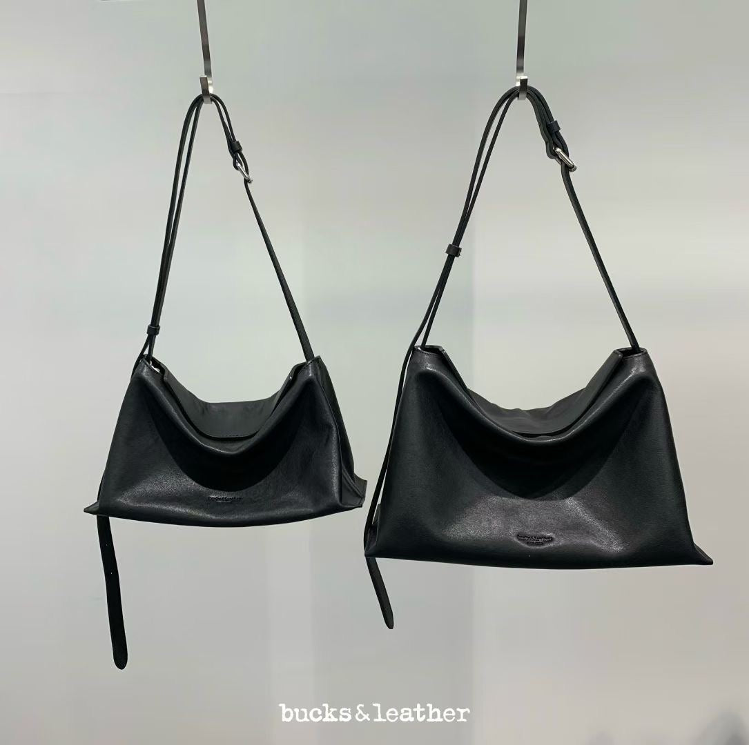 Bucks & Leather Pillow Bag