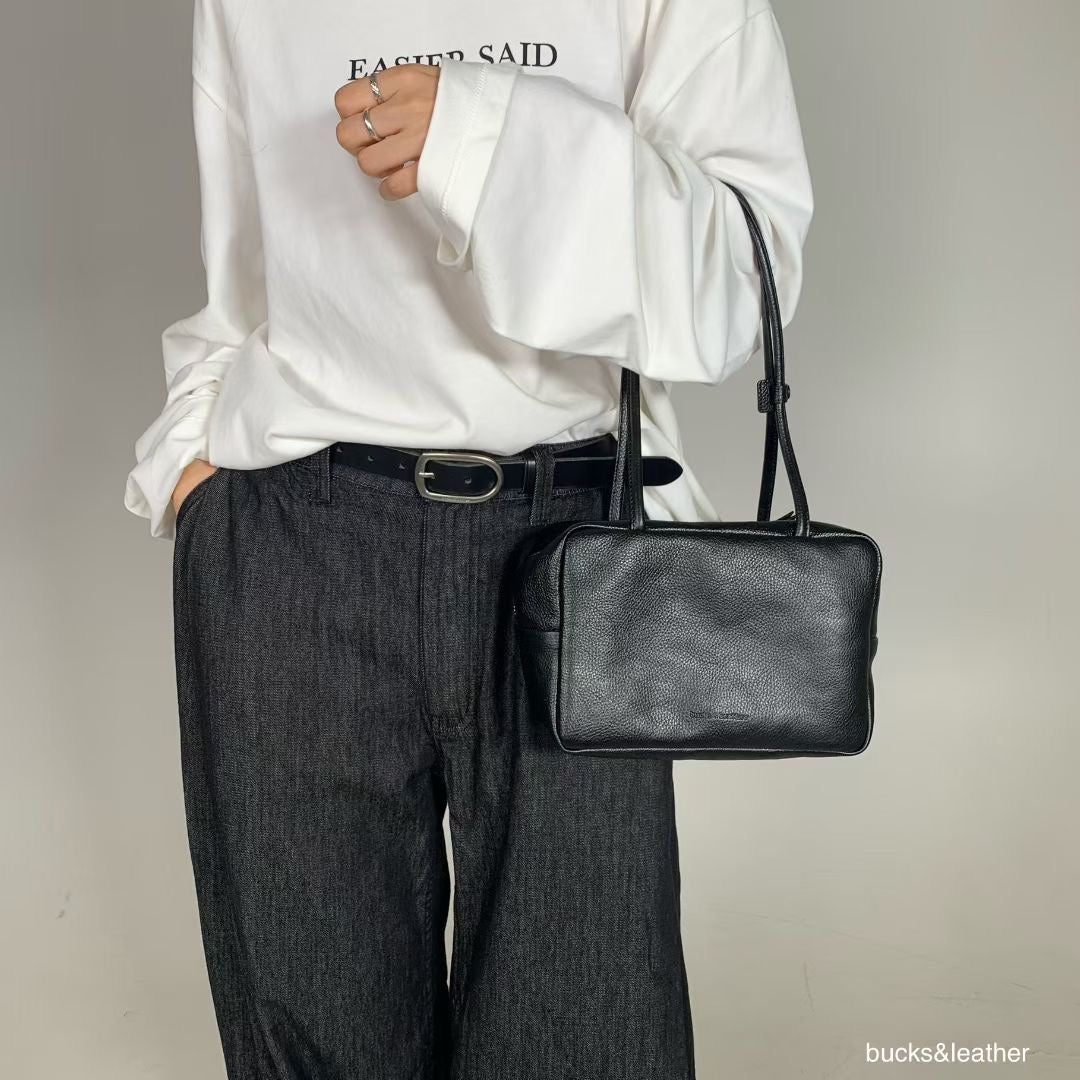 Bucks & Leather Square Bowling bag