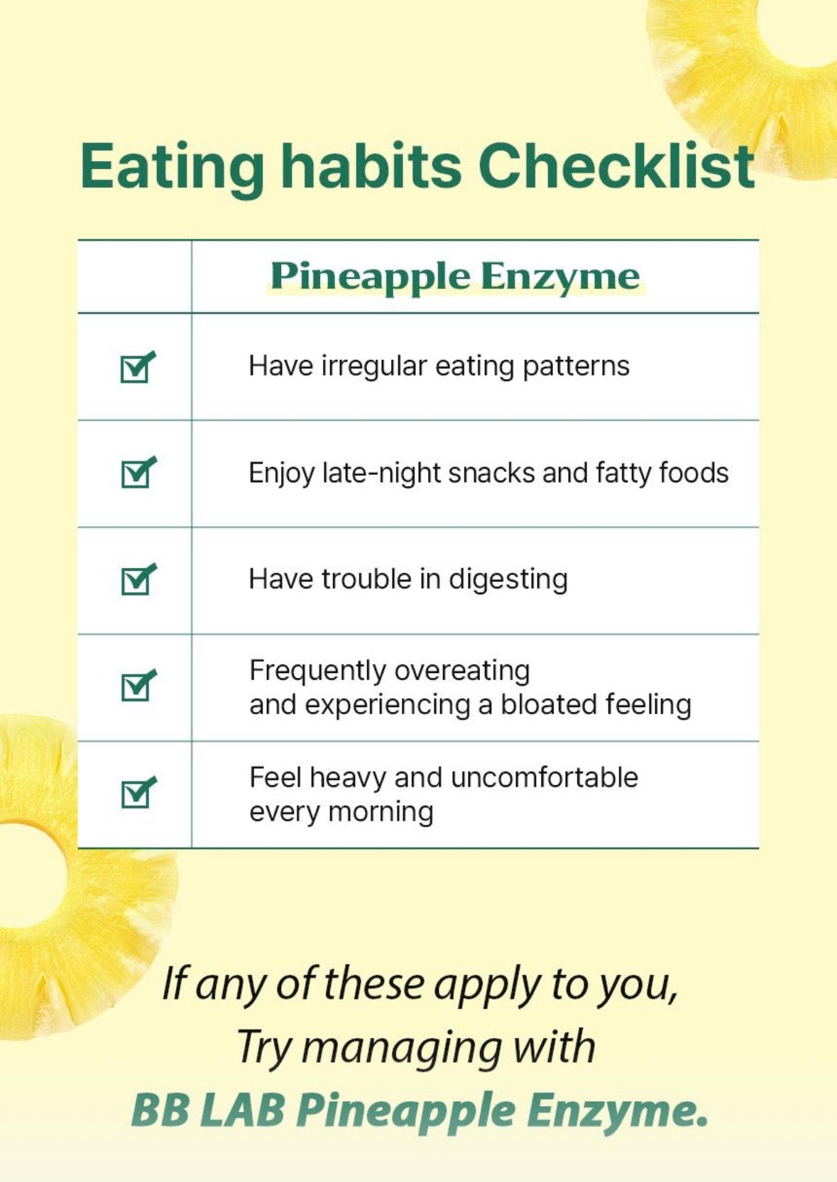 BB LAB Pineapple Enzyme 30 Sticks (30-day supply)