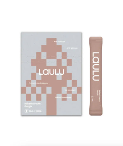 LAULU | Alcohol-Free Mouthwash (11 mL × 30 Sachets / Box, 600mll/ bottle) Made in Korea