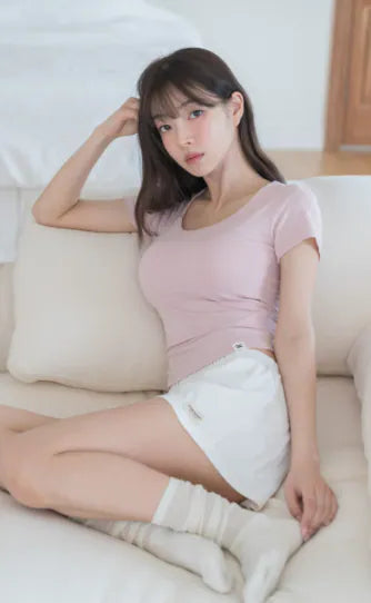 DOROSIWA | Made in Korea Comfort Built-In Bra Top with Pads (8 Colors) [1+1]