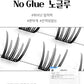 SOO ADOR｜Easy-Apply Clean Cut Self-adhesive Cluster Lashes- Glue-free & Includes lash applicator（80 pieces）｜6 styles available