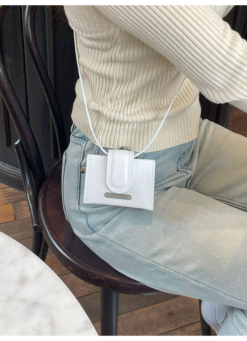 Amour Card Wallet | Made in Korea |  滑面銀包