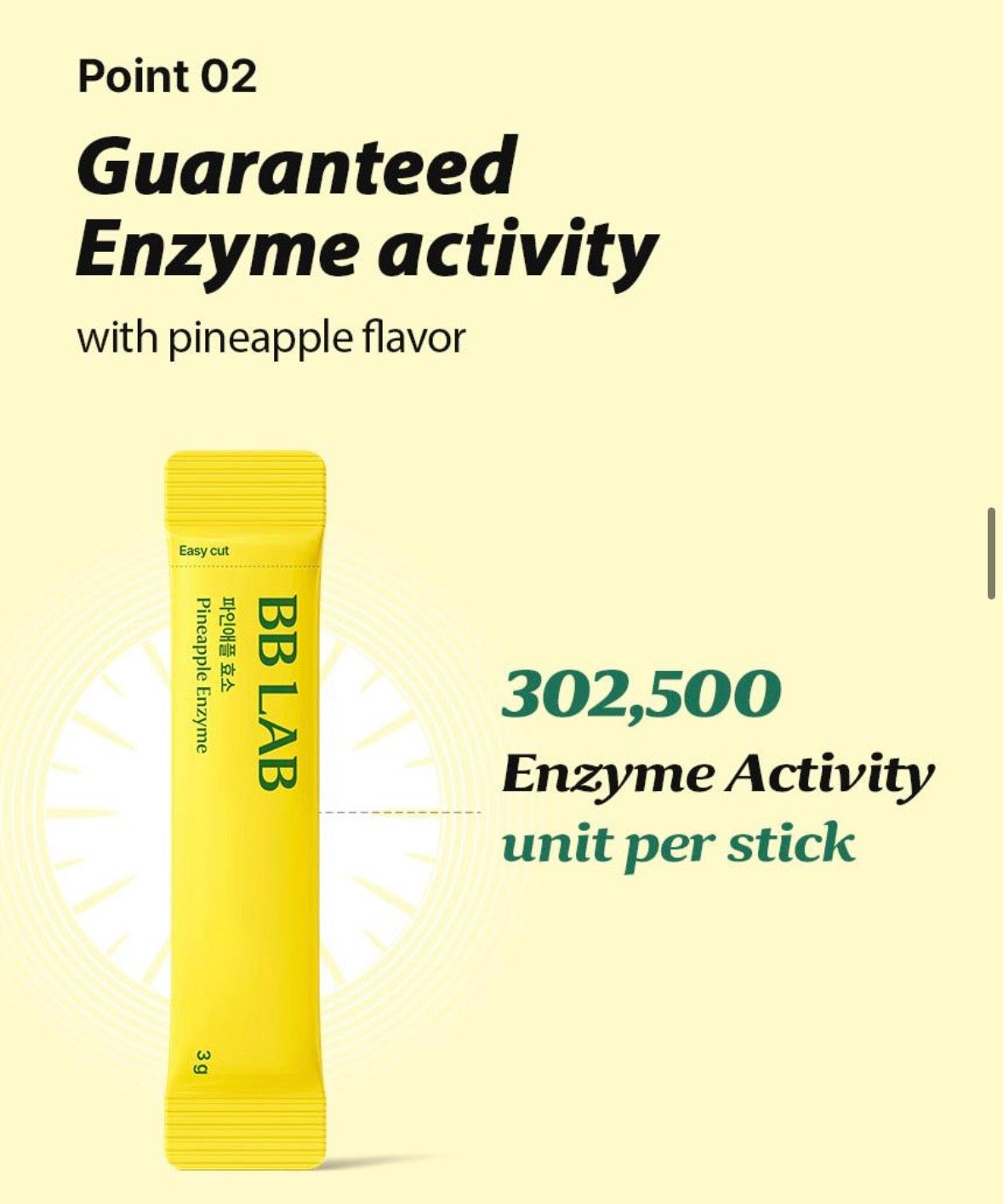 BB LAB Pineapple Enzyme 30 Sticks (30-day supply)