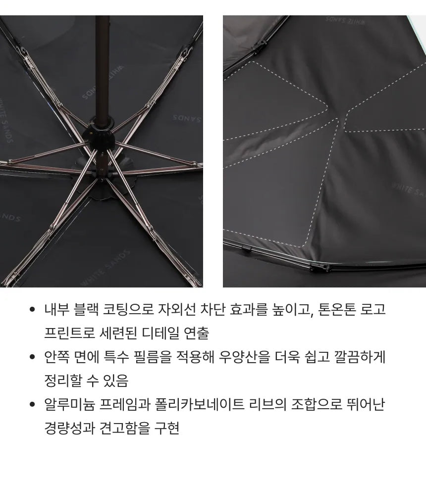 White Sands｜650F Lanie 全規格 不易皺之選｜UV Protection One touch folding Sun & Rain uumberlla