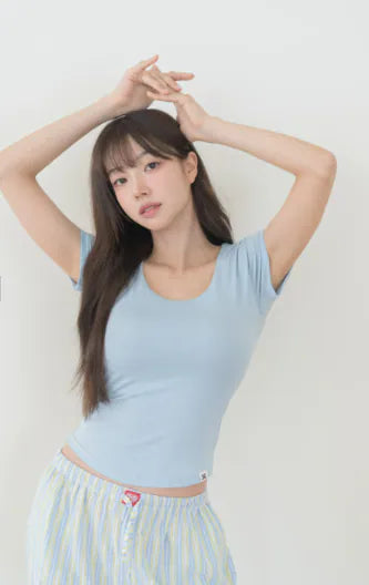 DOROSIWA | Made in Korea Comfort Built-In Bra Top with Pads (8 Colors) [1+1]