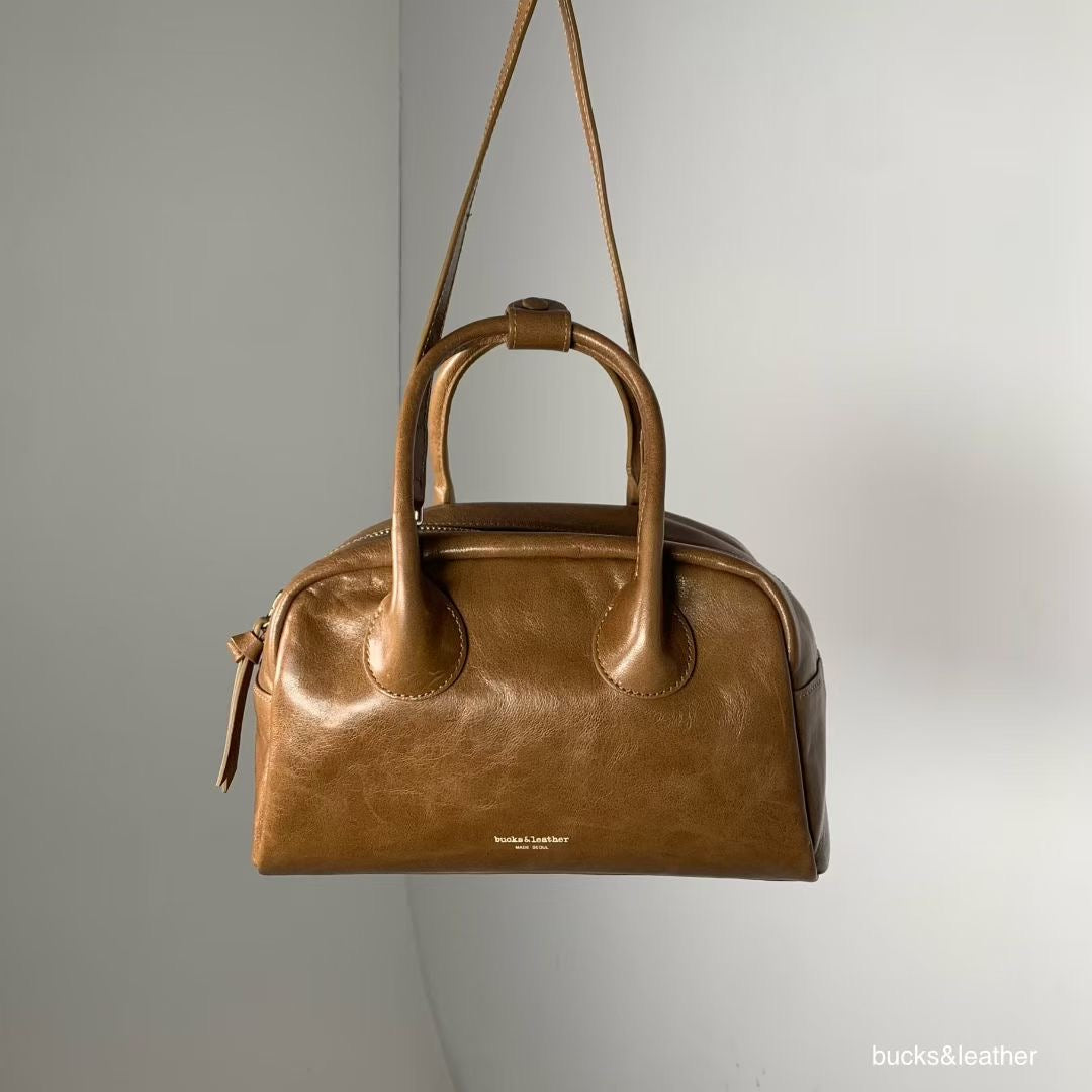 Bucks & Leather Bowling Bag