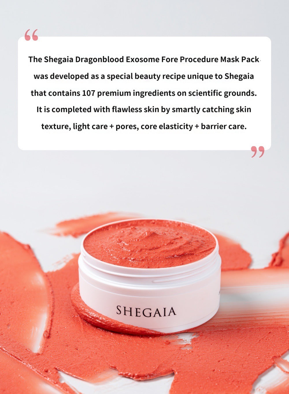 Shegaia Dragonblood Exosome Pore Procedure Mask （150g）