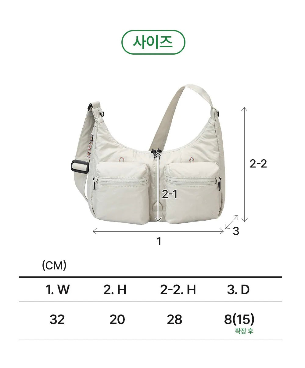 [Branden Safe Plus] Cross Bag | 隨身防盜可擴展斜孭袋
斜孭袋尺寸：寬32 / 高20-28 / 側寬8->擴大後15