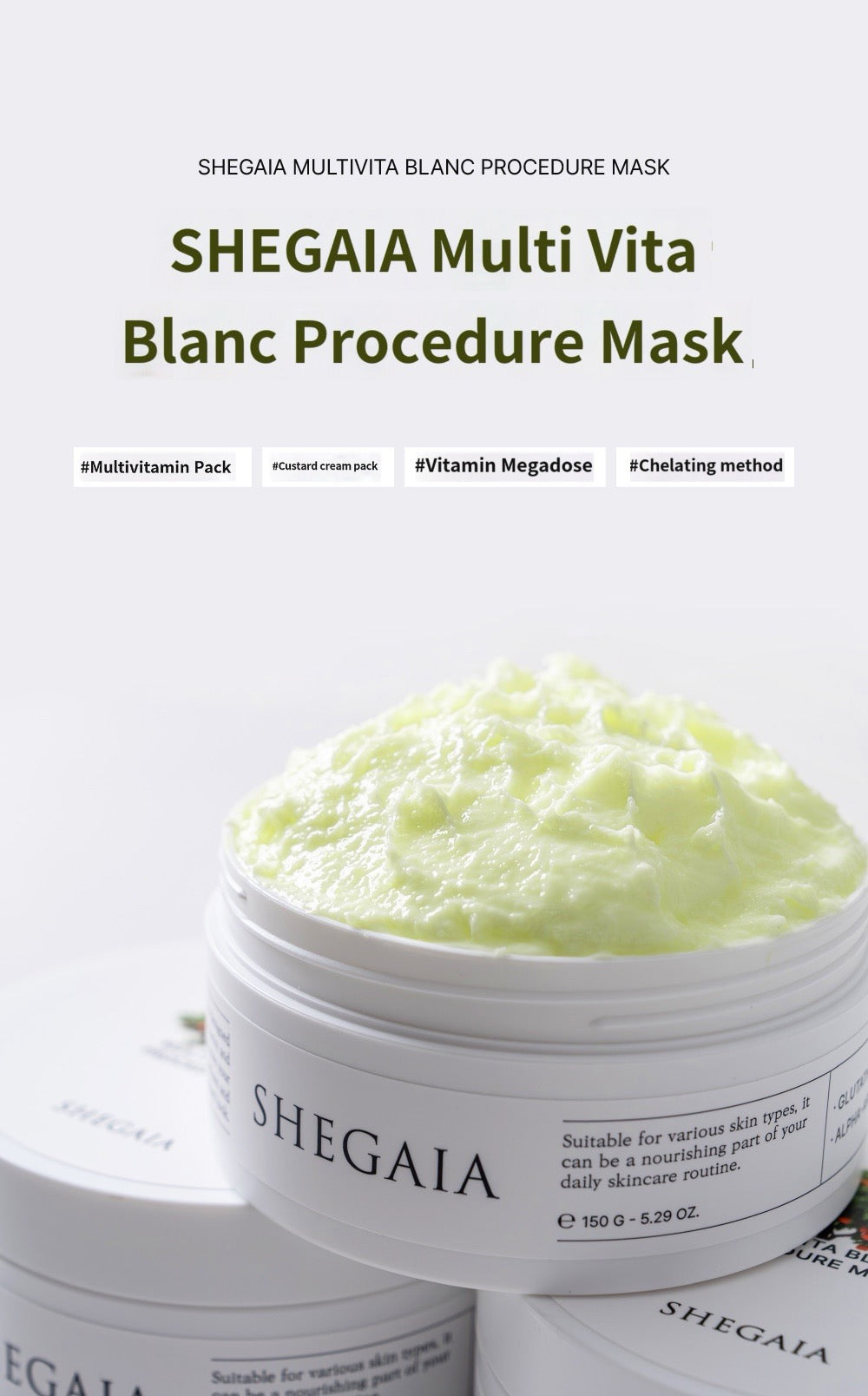 Shegaia Multivita Blanc Procedure Mask (150g)