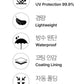 White Sands｜Oleta 650 UV 99.99% Protection One touch Sun & Rain Umbrella(4colors)
