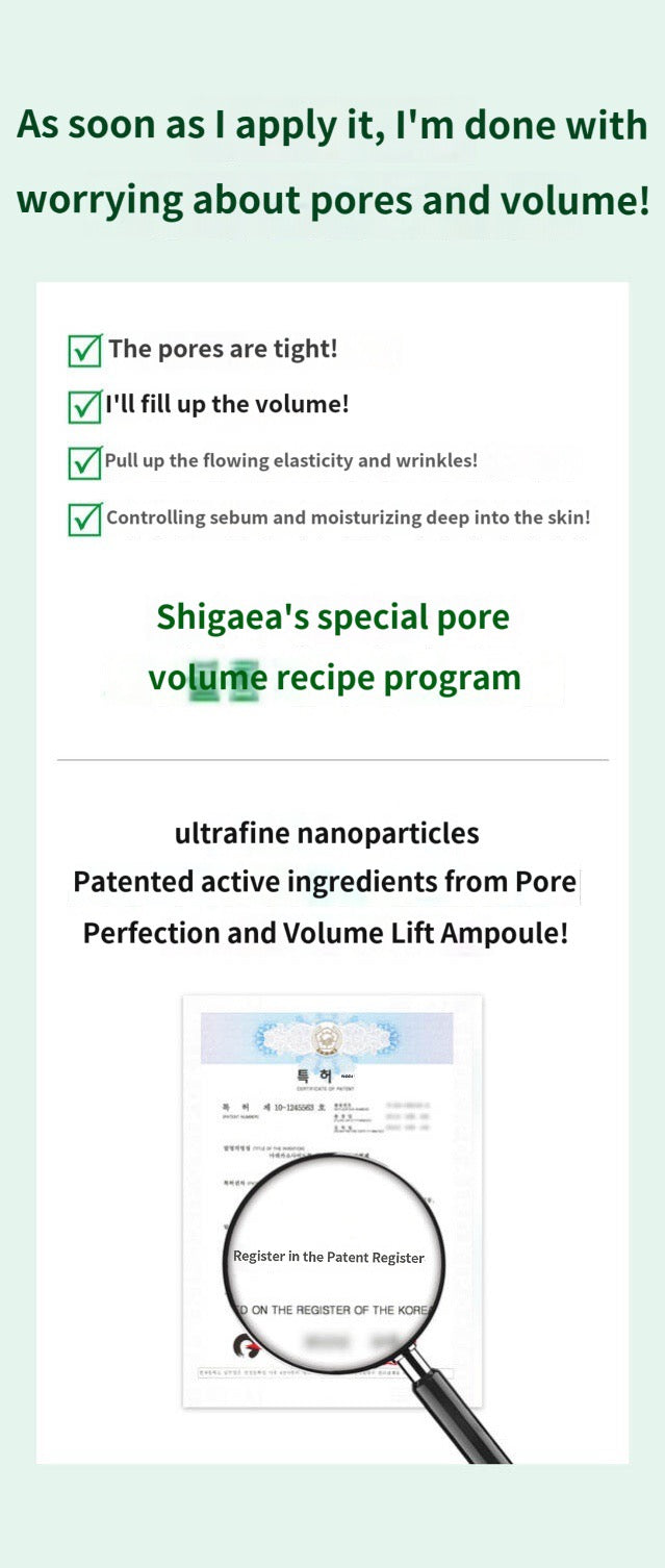 Shegaia Pore Perfection & Volumelift Ampoule (30ml)
