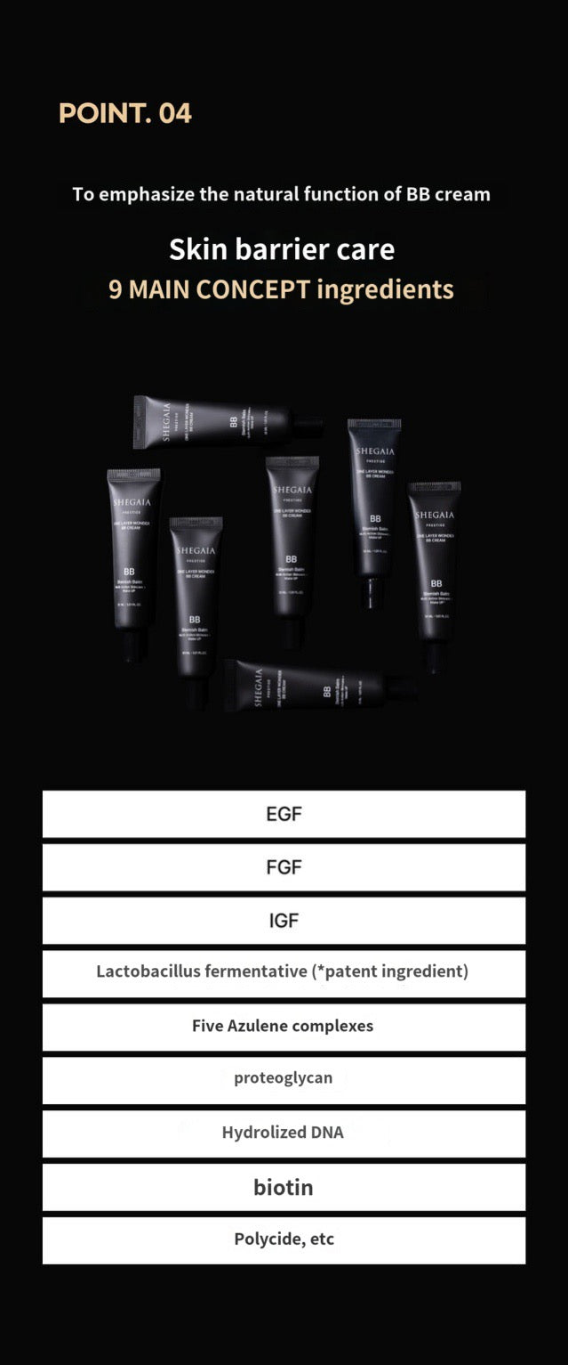 Shegaia Prestige One Layer Wonder BB Cream